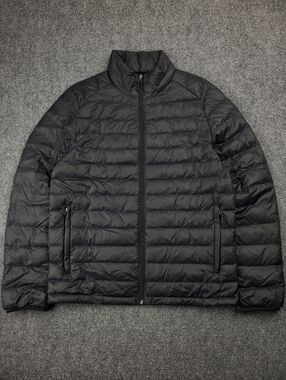Heatkeep Goose Down Puffer Mens Small Lightweight Insulated Quilted Packable